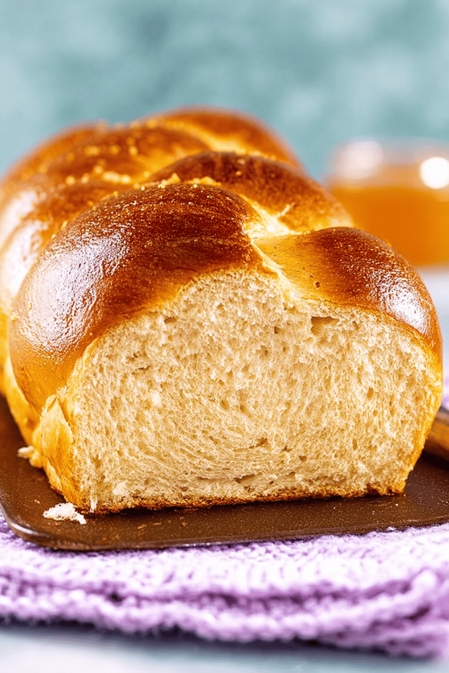 Easy Challah Bread Recipe final dish beautifully presented and ready to serve