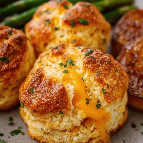 Easy Cheddar Corn Biscuits Recipe