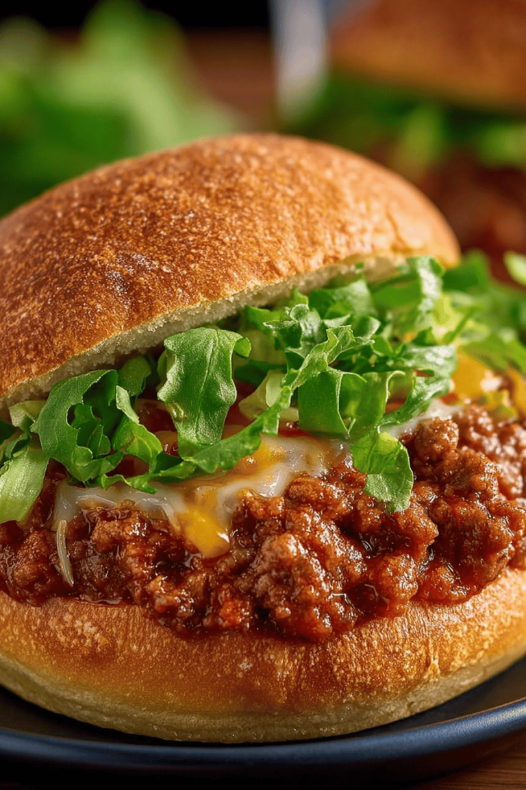 Easy Cheeseburger Sloppy Joes Recipe