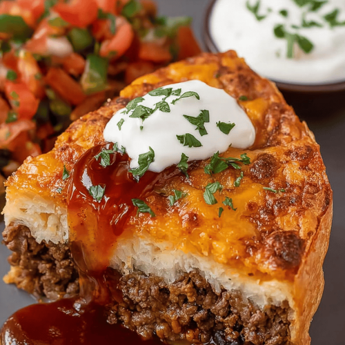 Easy Cheesy Burrito Pie Recipe