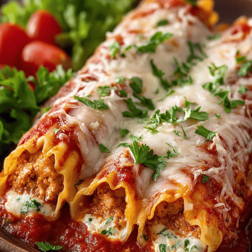 Easy Cheesy Sausage Manicotti Recipe