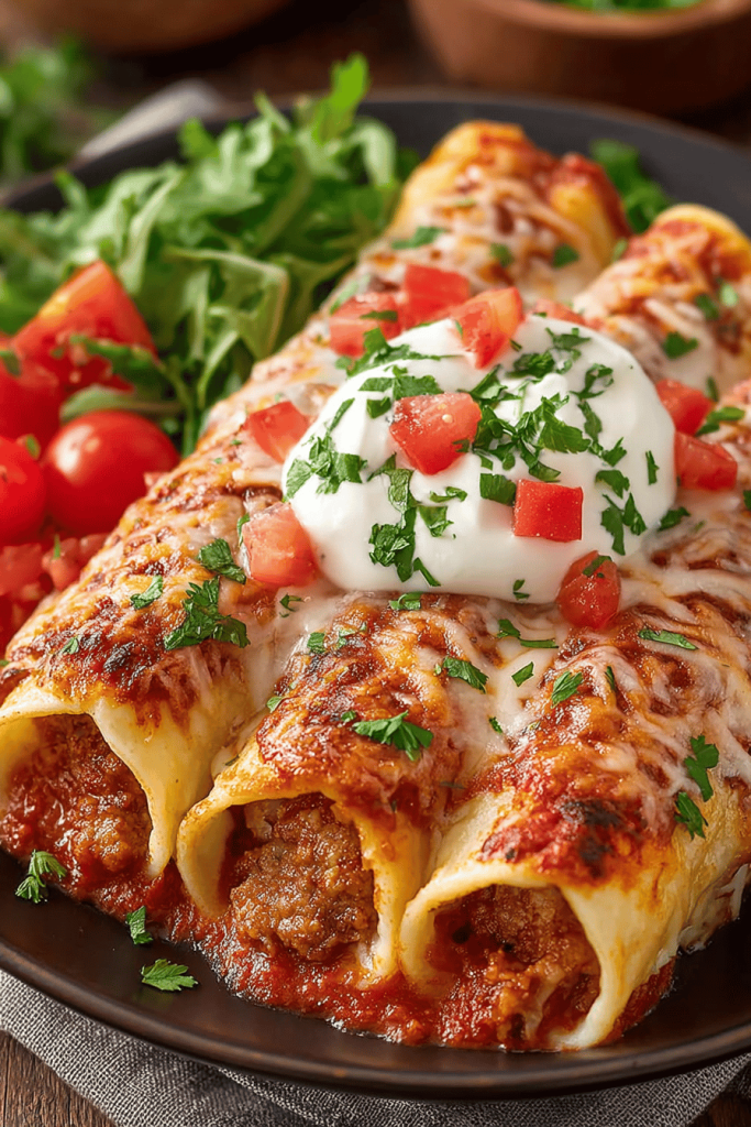 Easy Cheesy Sausage Manicotti Recipe