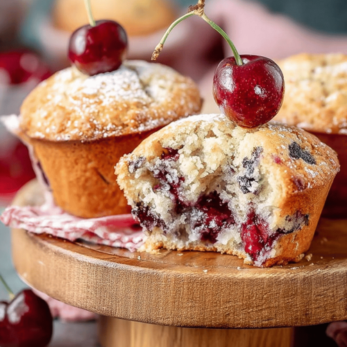 Easy Cherry Muffins Recipe