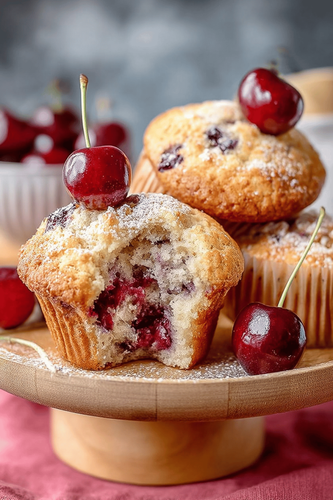 Easy Cherry Muffins Recipe