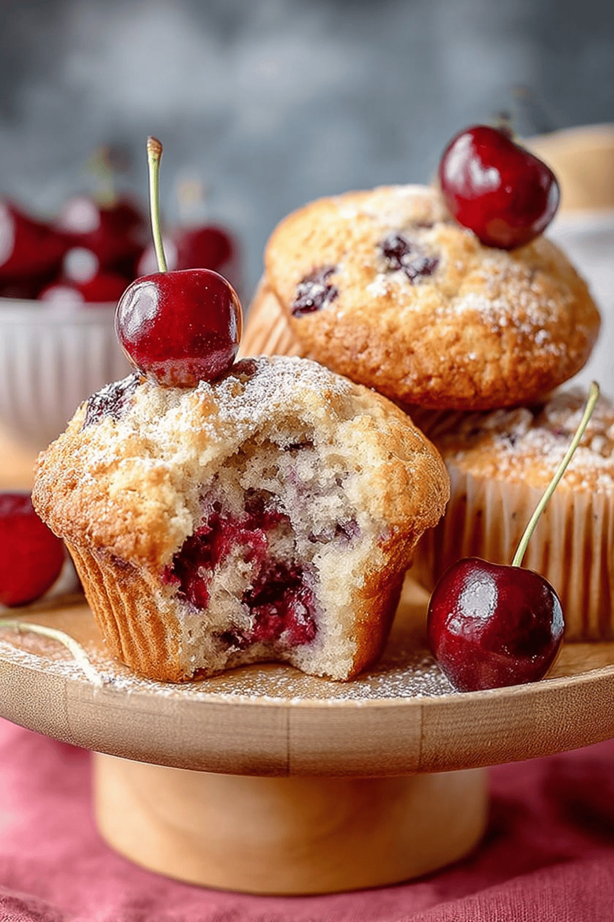 Easy Cherry Muffins Recipe