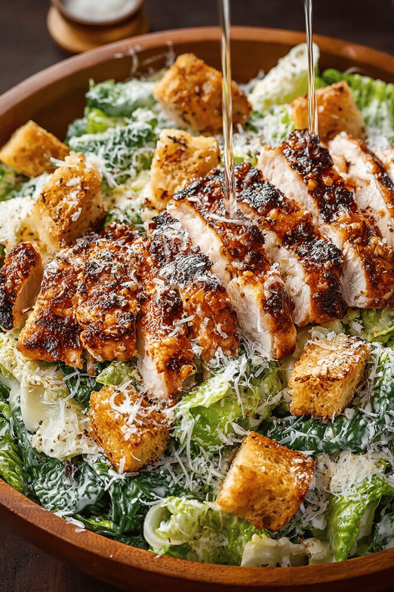 Easy Chicken Caesar Salad Recipe