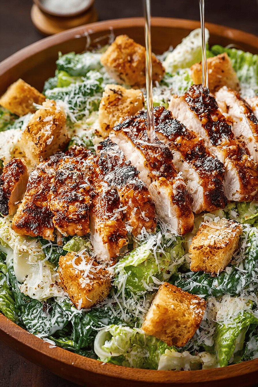 Easy Chicken Caesar Salad Recipe