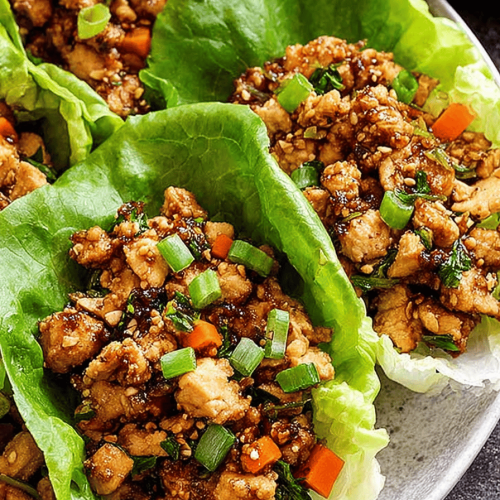 Easy Chicken Lettuce Wraps Recipe
