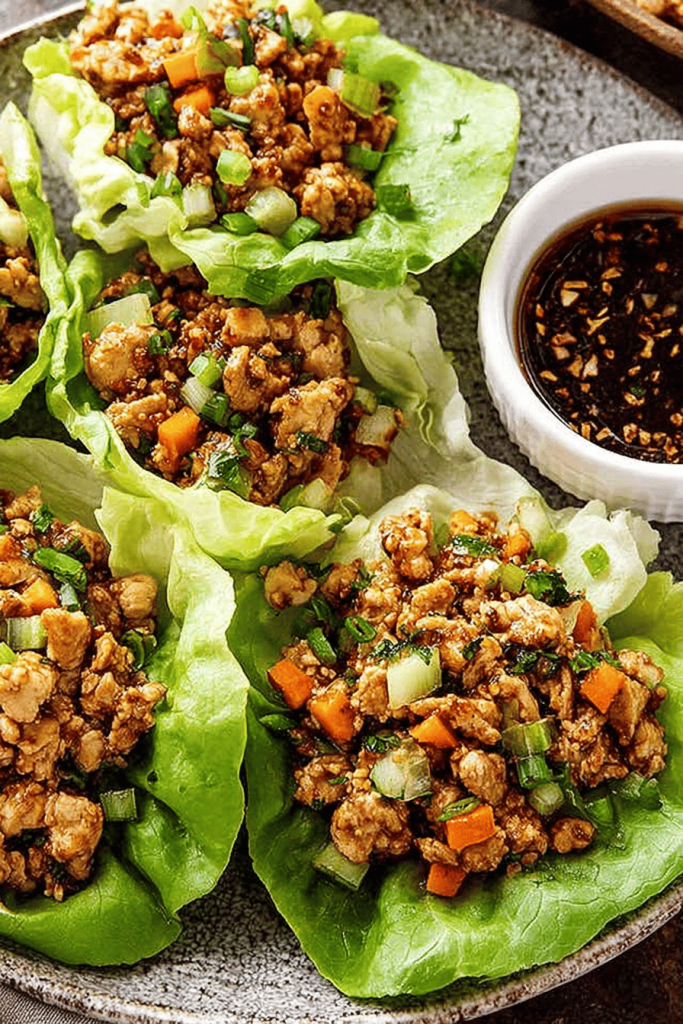 Easy Chicken Lettuce Wraps Recipe