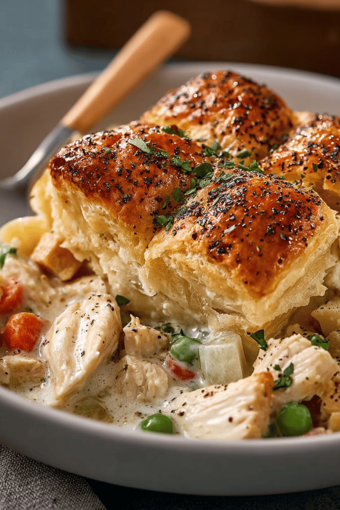 Easy Chicken Pot Pie Casserole Recipe