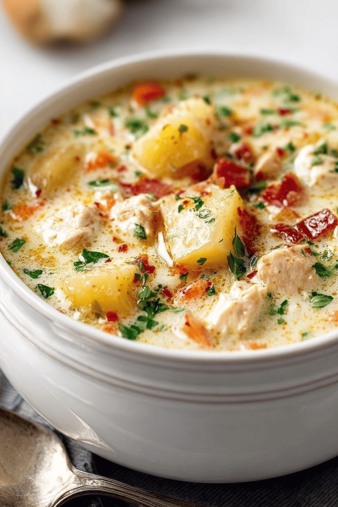 Easy Chicken Potato Soup Recipe