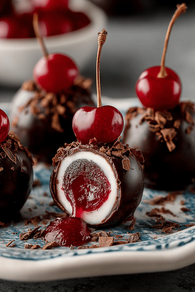 Easy Chocolate Cherry Cordials Recipe