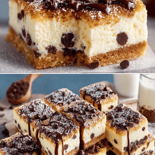 Easy Chocolate Chip Cheesecake Bars