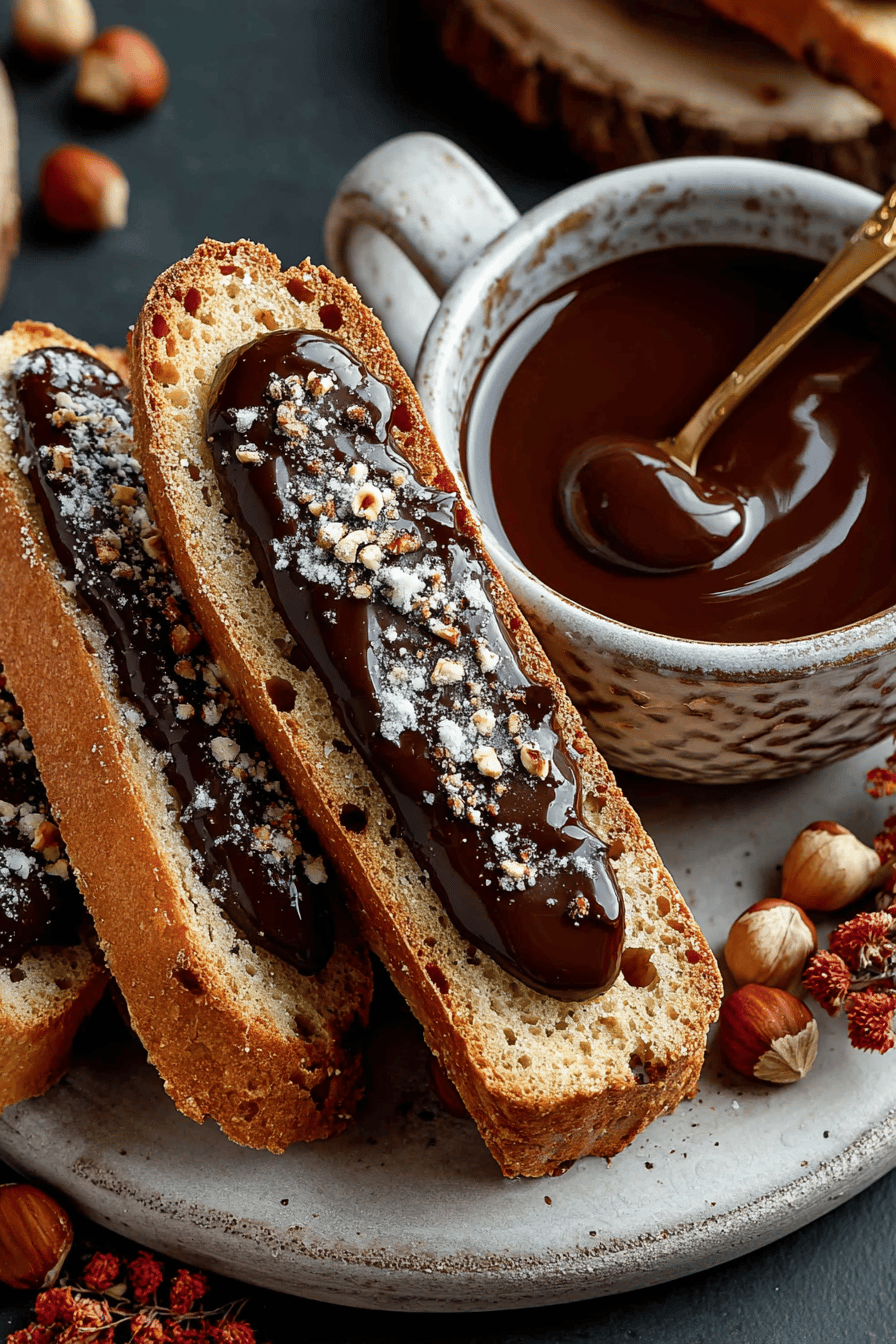 Easy Chocolate Hazelnut Biscotti Recipe