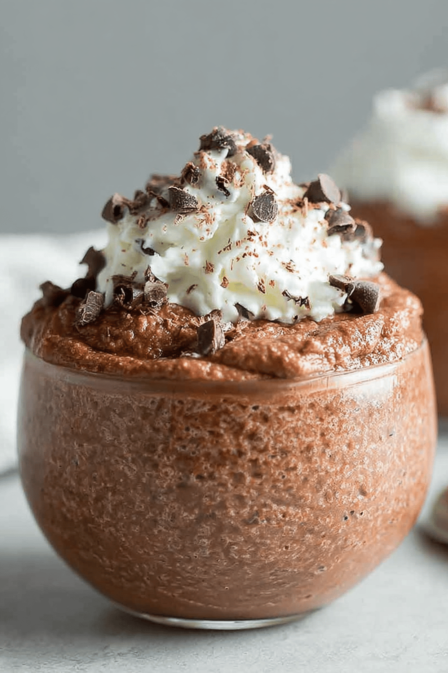 Easy Chocolate Mousse Recipe ingredients organized and measured on kitchen counter