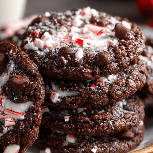 Easy Chocolate Peppermint Cookies Recipe