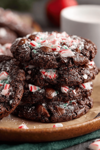Easy Chocolate Peppermint Cookies Recipe