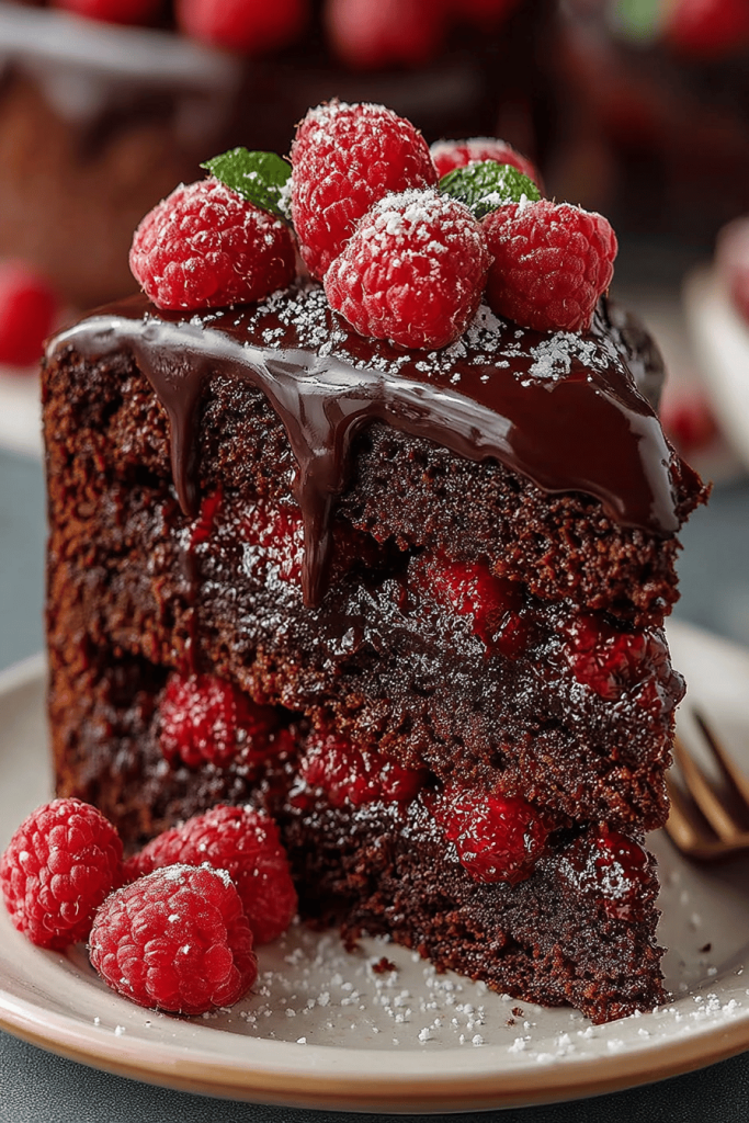 Easy Chocolate Raspberry Cake Recipe