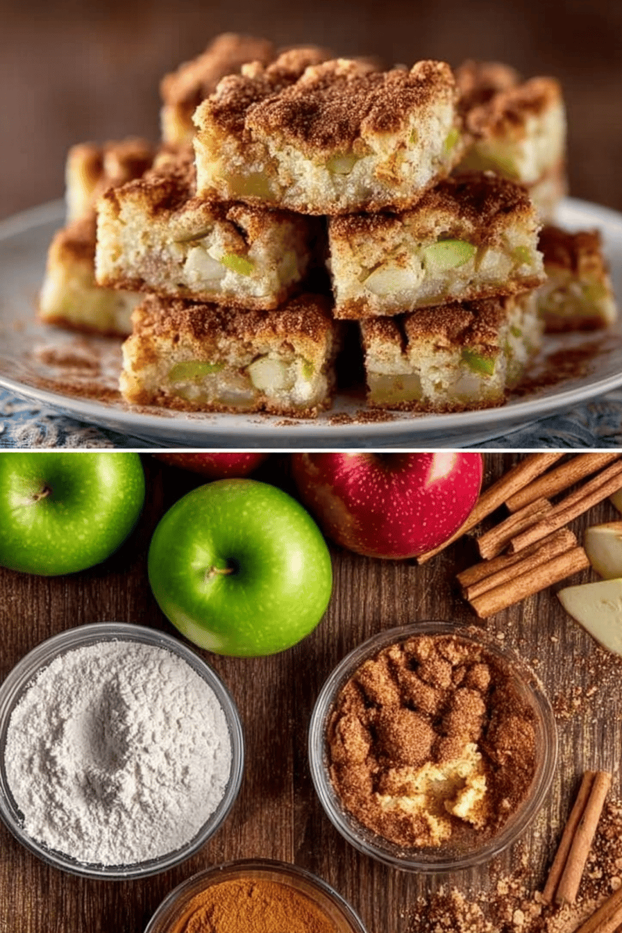 Easy Cinnamon Apple Bars