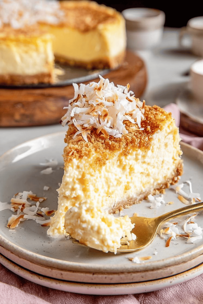 Easy Coconut Cheesecake Recipe