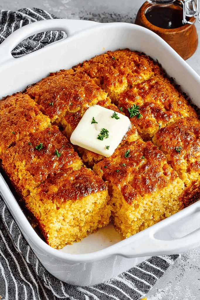 Easy Cornbread Casserole Recipe