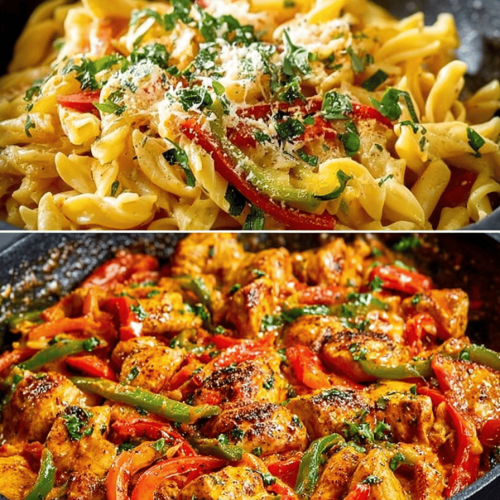 Easy Creamy Chicken Fajita Pasta Recipe