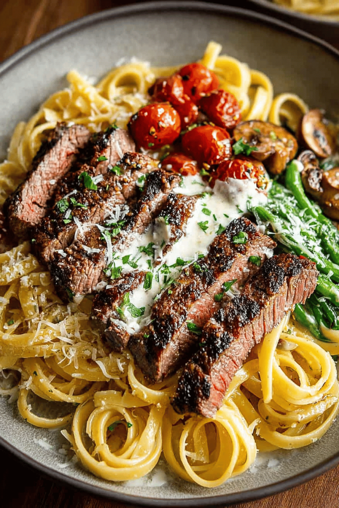 Easy Creamy Steak Pasta Recipe