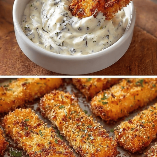 Easy Crispy Baked Fish Sticks Recipe