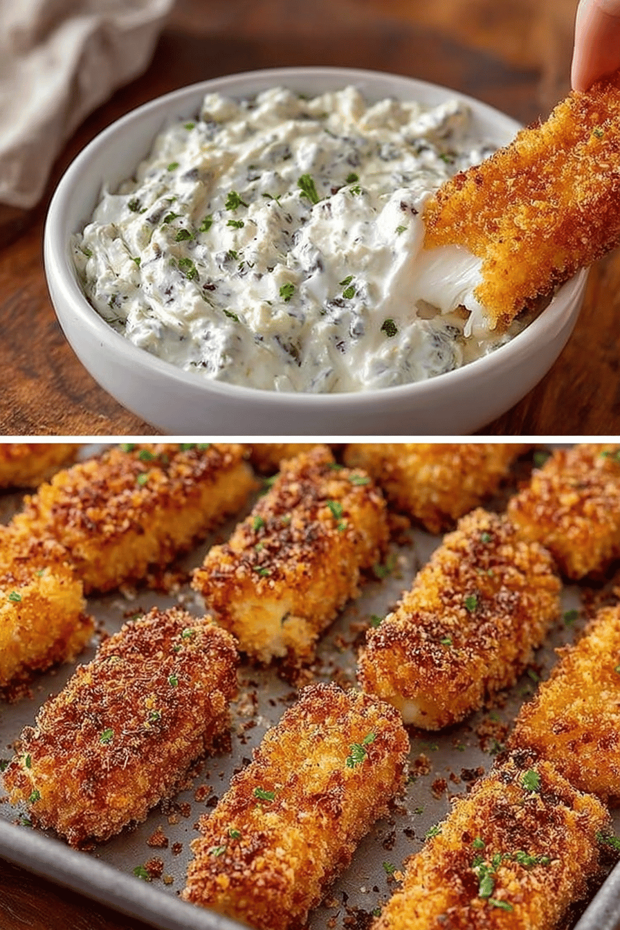 Easy Crispy Baked Fish Sticks Recipe