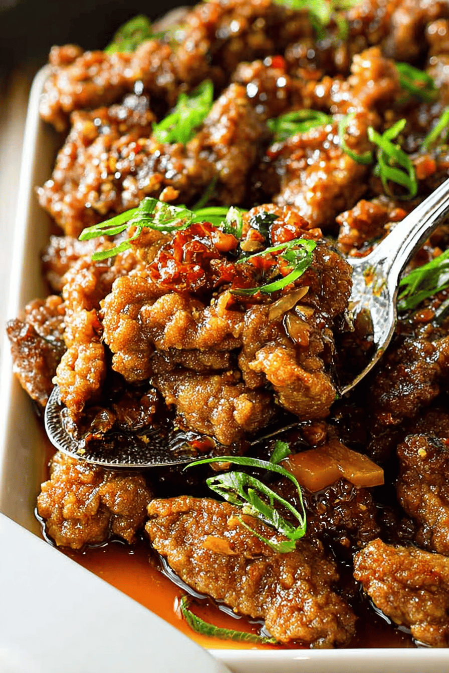 Easy Crispy Orange Beef Recipe ingredients organized and measured on kitchen counter