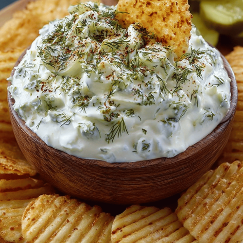 Easy Dill Pickle Dip Recipe