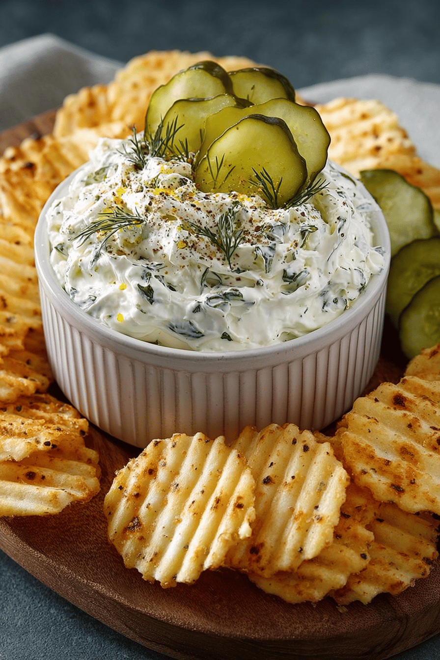 Easy Dill Pickle Dip Recipe