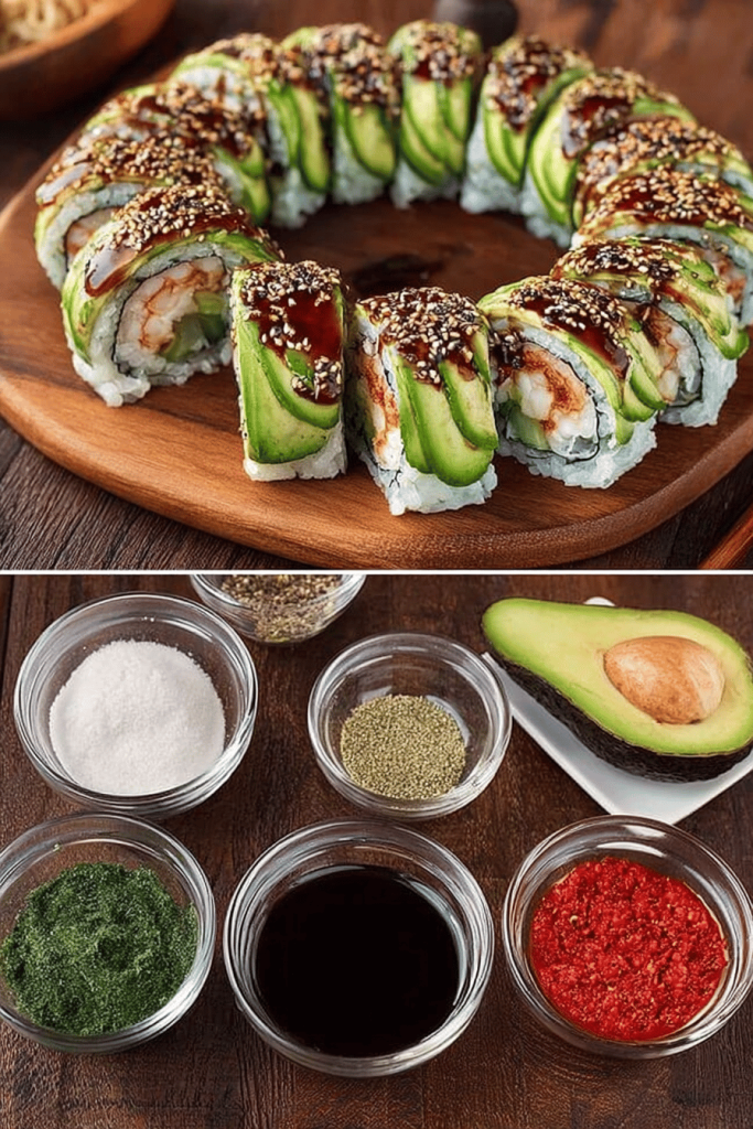 Easy Dragon Roll Sushi Recipe
