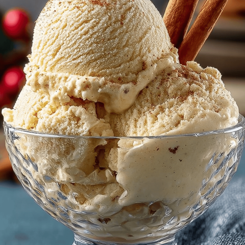 Easy Eggnog Ice Cream Recipe