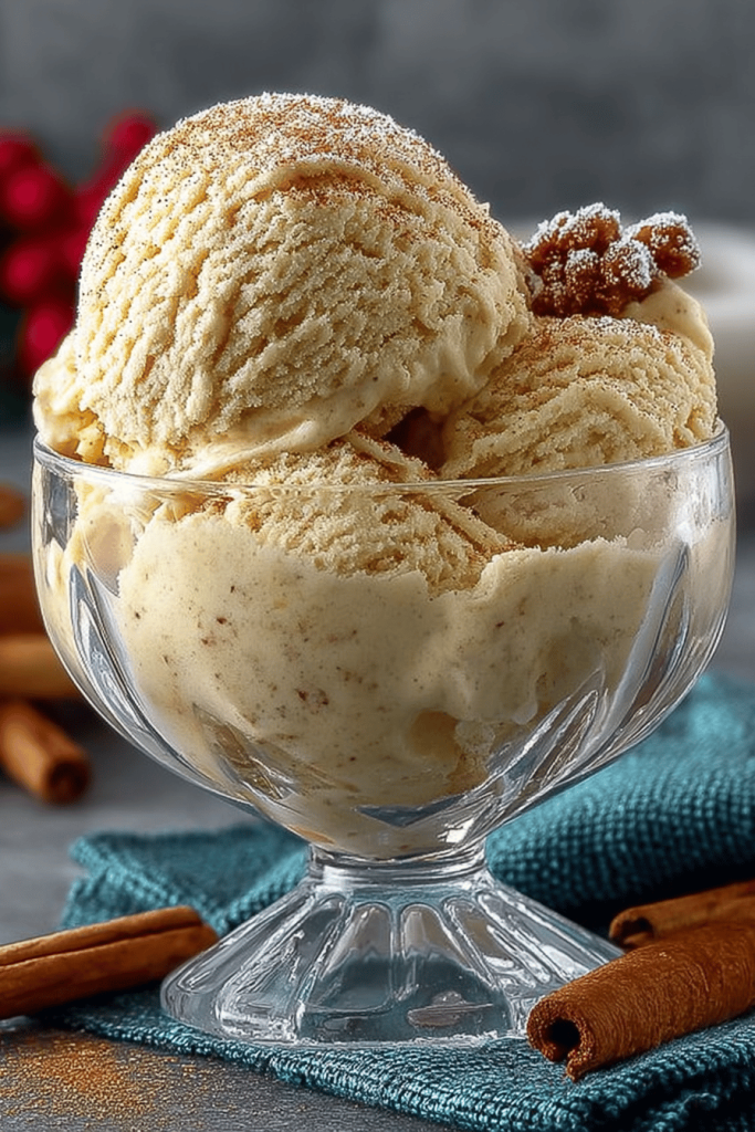 Easy Eggnog Ice Cream Recipe