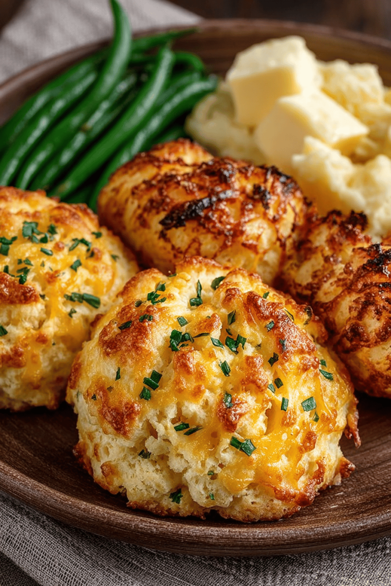 Easy Garlic Cheddar Biscuits Recipe