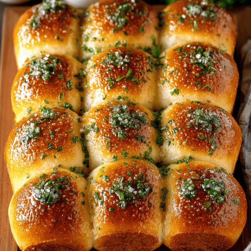 Easy Garlic Herb Dinner Rolls Recipe