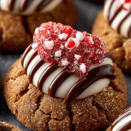 Easy Gingerbread Kiss Cookies Recipe