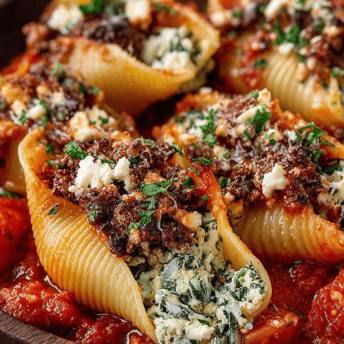 Easy Greek Stuffed Shells Recipe