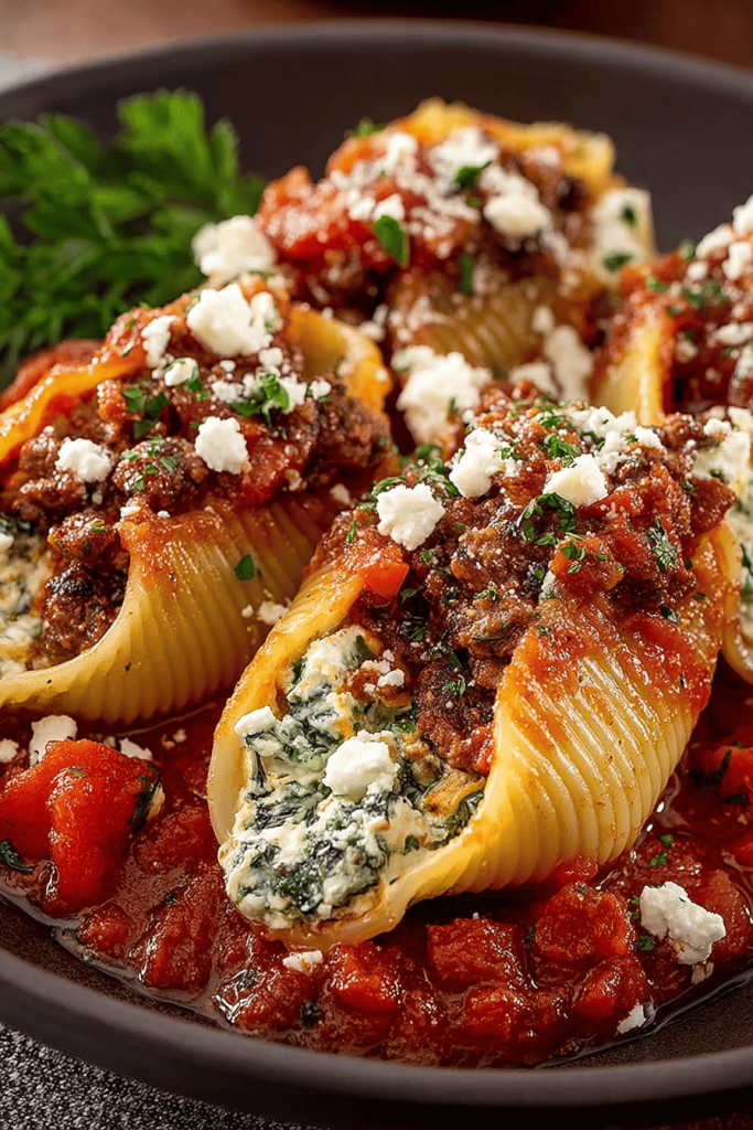 Easy Greek Stuffed Shells Recipe