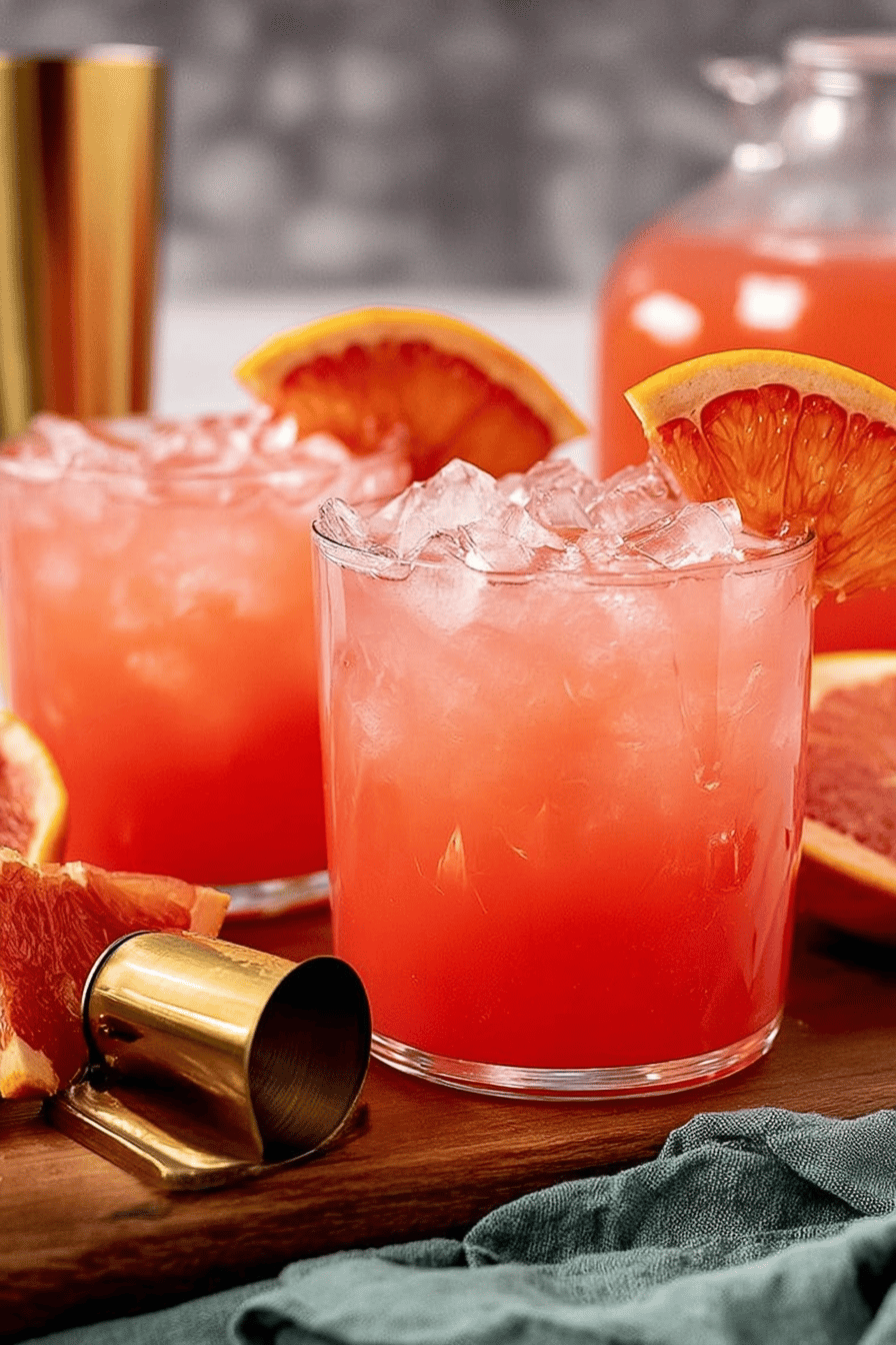 Easy Greyhound Cocktail Recipe final dish beautifully presented and ready to serve