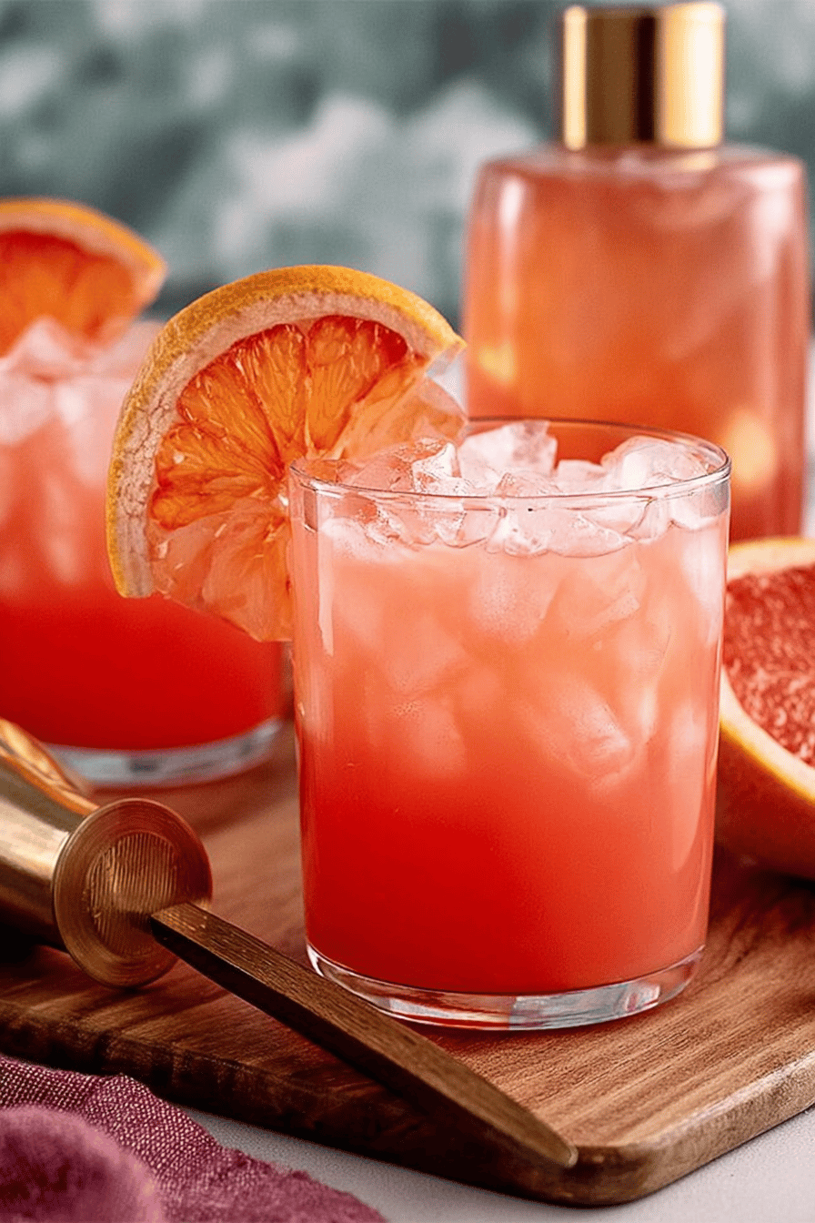 Easy Greyhound Cocktail Recipe slice on plate showing perfect texture and swirl pattern