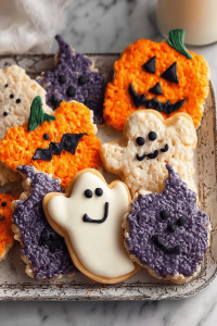 Easy Halloween Rice Krispie Treats