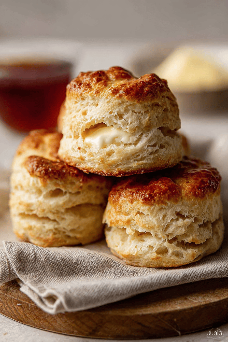 Easy Homemade Biscuits Recipe final dish beautifully presented and ready to serve