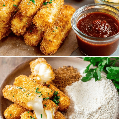 Easy Homemade Mozzarella Sticks Recipe