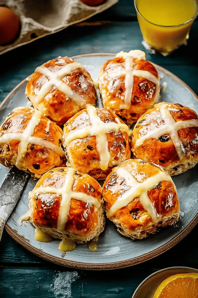 Easy Hot Cross Buns Recipe