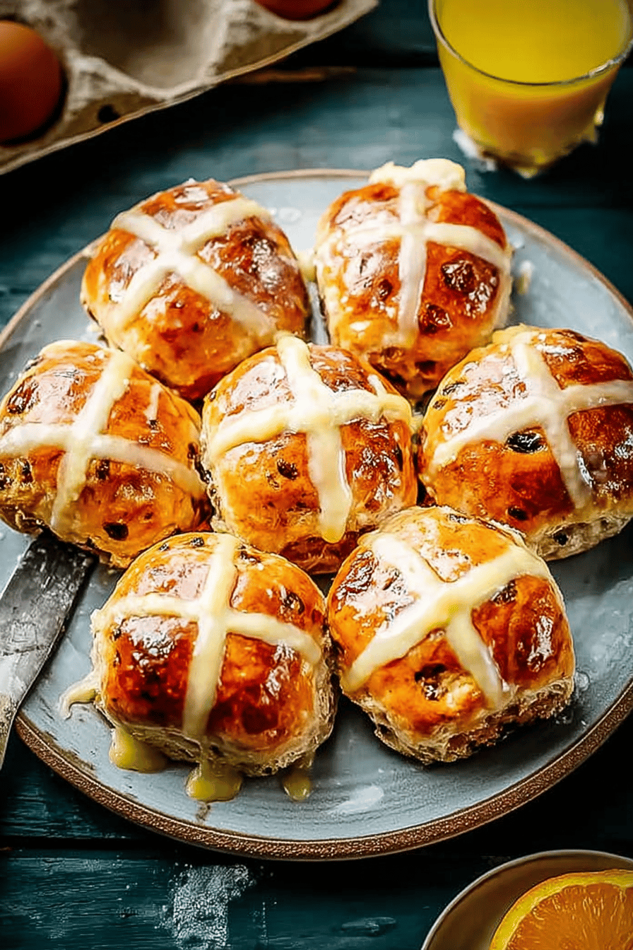 Easy Hot Cross Buns Recipe