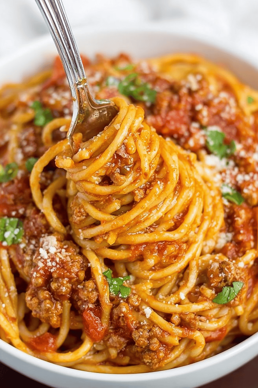 Easy Instant Pot Spaghetti Recipe