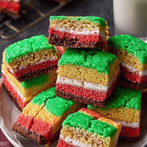 Easy Italian Rainbow Cookies Recipe