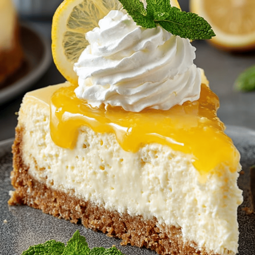 Easy Lemon Cheesecake Recipe